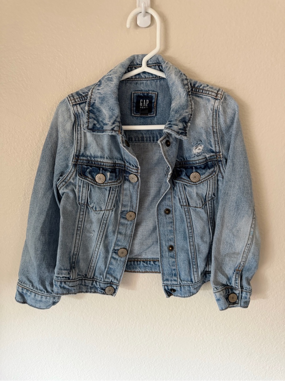 GAP Kids Faded Blue Denim Jacket